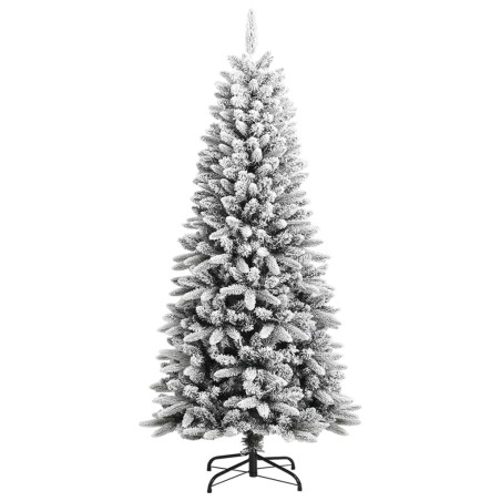 vidaXL Árbol de Navidad artificial con nieve PVC y PE 150 cm