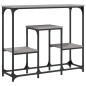 vidaXL Mesa consola madera de ingeniería gris Sonoma 89,5x28x76 cm vidaXL Mesa consola madera de ingeniería gris Sonoma 89,5x28x76 cm