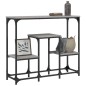 vidaXL Mesa consola madera de ingeniería gris Sonoma 89,5x28x76 cm vidaXL Mesa consola madera de ingeniería gris Sonoma 89,5x28x76 cm