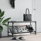 vidaXL Mueble zapatero madera de ingeniería gris Sonoma 90x30x45 cm
