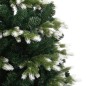 vidaXL Árbol de Navidad artificial con bisagras y nieve flocada 150 cm vidaXL Árbol de Navidad artificial con bisagras y nieve flocada 150 cm