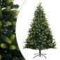 vidaXL Árbol de Navidad artificial con bisagras y soporte 210 cm vidaXL Árbol de Navidad artificial con bisagras y soporte 210 cm