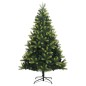 vidaXL Árbol de Navidad artificial con bisagras y soporte 210 cm vidaXL Árbol de Navidad artificial con bisagras y soporte 210 cm