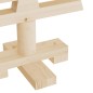 vidaXL Árbol de Navidad de madera de adorno madera maciza pino 60 cm vidaXL Árbol de Navidad de madera de adorno madera maciza pino 60 cm