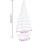 vidaXL Árbol de Navidad de madera de adorno madera maciza pino 60 cm vidaXL Árbol de Navidad de madera de adorno madera maciza pino 60 cm