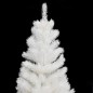 vidaXL Árbol de Navidad preiluminado con luces y bolas blanco 90 cm vidaXL Árbol de Navidad preiluminado con luces y bolas blanco 90 cm