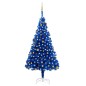 vidaXL Árbol de Navidad preiluminado con luces y bolas azul 240 cm vidaXL Árbol de Navidad preiluminado con luces y bolas azul 240 cm