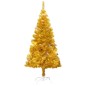 vidaXL Árbol de Navidad preiluminado con luces y bolas dorado 120 cm vidaXL Árbol de Navidad preiluminado con luces y bolas dorado 120 cm