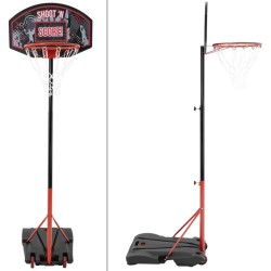 XQ Max Set de canasta de baloncesto portátil altura regulable
