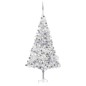 vidaXL Árbol de Navidad preiluminado con luces y bolas plateado 210 cm vidaXL Árbol de Navidad preiluminado con luces y bolas plateado 210 cm