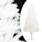 vidaXL Árbol de Navidad preiluminado con luces y bolas blanco 150 cm vidaXL Árbol de Navidad preiluminado con luces y bolas blanco 150 cm