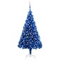 vidaXL Árbol de Navidad preiluminado con luces y bolas azul 240 cm vidaXL Árbol de Navidad preiluminado con luces y bolas azul 240 cm