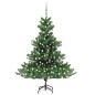 vidaXL Árbol de Navidad abeto Nordmann con LEDs y bolas verde 210 cm vidaXL Árbol de Navidad abeto Nordmann con LEDs y bolas verde 210 cm