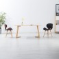 vidaXL Sillas de comedor 2 unidades tela y madera curvada gris oscuro vidaXL Sillas de comedor 2 unidades tela y madera curvada gris oscuro