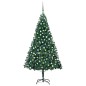 vidaXL Árbol de Navidad preiluminado con luces y bolas verde 240 cm vidaXL Árbol de Navidad preiluminado con luces y bolas verde 240 cm