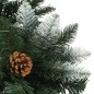 vidaXL Árbol de Navidad artificial iluminado con luces y piñas 150 cm vidaXL Árbol de Navidad artificial iluminado con luces y piñas 150 cm