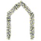 vidaXL Guirnalda navideña con LED y nieve 10 m PVC verde vidaXL Guirnalda navideña con LED y nieve 10 m PVC verde