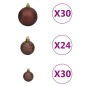 vidaXL Árbol de Navidad preiluminado con luces y bolas verde 500 cm vidaXL Árbol de Navidad preiluminado con luces y bolas verde 500 cm