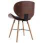 vidaXL Sillas de comedor 2 unidades tela y madera curvada gris oscuro vidaXL Sillas de comedor 2 unidades tela y madera curvada gris oscuro