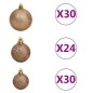 vidaXL Árbol de Navidad preiluminado con luces y bolas verde 500 cm vidaXL Árbol de Navidad preiluminado con luces y bolas verde 500 cm