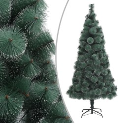 vidaXL Árbol de Navidad con LED y bolas PVC&PE verde 150 cm