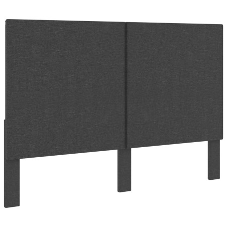 vidaXL Cabecero de tela gris oscuro 140x200 cm 