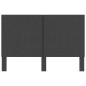 vidaXL Cabecero de tela gris oscuro 140x200 cm vidaXL Cabecero de tela gris oscuro 140x200 cm