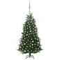 vidaXL Árbol de Navidad artificial LEDs y bolas PVC&PE verde 180 cm vidaXL Árbol de Navidad artificial LEDs y bolas PVC&PE verde 180 cm