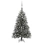 vidaXL Árbol de Navidad con LED, bolas y nieve flocada PVC y PE 210 cm vidaXL Árbol de Navidad con LED, bolas y nieve flocada PVC y PE 210 cm