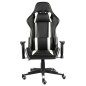 vidaXL Silla gaming giratoria PVC blanco vidaXL Silla gaming giratoria PVC blanco