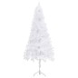 vidaXL Árbol de Navidad artificial iluminado con luces blanco 180 cm