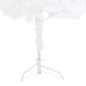 vidaXL Árbol de Navidad artificial iluminado con luces blanco 180 cm
