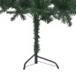 vidaXL Árbol de Navidad artificial de esquina LED y bolas verde 240 cm vidaXL Árbol de Navidad artificial de esquina LED y bolas verde 240 cm