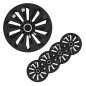 ProPlus Juego de tapacubos 4 unidades Fox negro 14" ProPlus Juego de tapacubos 4 unidades Fox negro 14"