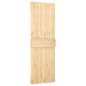 vidaXL Puerta corredera con herrajes madera maciza de pino 70x210 cm vidaXL Puerta corredera con herrajes madera maciza de pino 70x210 cm