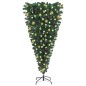 vidaXL Árbol de Navidad artificial invertido con luces y bolas 210 cm vidaXL Árbol de Navidad artificial invertido con luces y bolas 210 cm