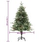 vidaXL Árbol de Navidad con luces y piñas PVC PE verde 150 cm vidaXL Árbol de Navidad con luces y piñas PVC PE verde 150 cm