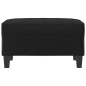 vidaXL Reposapiés de cuero sintético negro 70x55x41 cm vidaXL Reposapiés de cuero sintético negro 70x55x41 cm