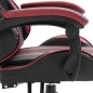 vidaXL Silla de gaming de cuero sintético color vino tinto vidaXL Silla de gaming de cuero sintético color vino tinto