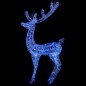 vidaXL Renos de Navidad acrílico 250 LED 2 uds azul 180 cm vidaXL Renos de Navidad acrílico 250 LED 2 uds azul 180 cm