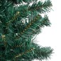 vidaXL Árbol de Navidad delgado con luces y soporte PVC verde 210 cm vidaXL Árbol de Navidad delgado con luces y soporte PVC verde 210 cm