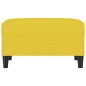vidaXL Reposapiés de tela amarillo claro 70x55x41 cm vidaXL Reposapiés de tela amarillo claro 70x55x41 cm