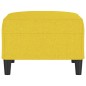 vidaXL Reposapiés de tela amarillo claro 70x55x41 cm vidaXL Reposapiés de tela amarillo claro 70x55x41 cm