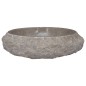 vidaXL Lavabo gris mármol Ø40x12 cm vidaXL Lavabo gris mármol Ø40x12 cm