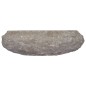 vidaXL Lavabo gris mármol Ø40x12 cm vidaXL Lavabo gris mármol Ø40x12 cm