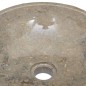 vidaXL Lavabo gris mármol Ø40x12 cm vidaXL Lavabo gris mármol Ø40x12 cm