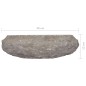 vidaXL Lavabo gris mármol Ø40x12 cm vidaXL Lavabo gris mármol Ø40x12 cm