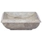 vidaXL Lavabo gris mármol 50x35x10 cm vidaXL Lavabo gris mármol 50x35x10 cm