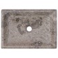 vidaXL Lavabo gris mármol 50x35x10 cm vidaXL Lavabo gris mármol 50x35x10 cm