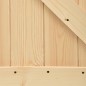 vidaXL Puerta corredera con herrajes madera maciza de pino 70x210 cm vidaXL Puerta corredera con herrajes madera maciza de pino 70x210 cm